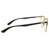 RAYBAN RB6518 2890 - Metal full Rayban Black gold Square