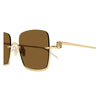 Gucci GG 1279S 002 Women Sunglasses Brown (Shiny Endura Gold)24