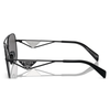PRADA SPR A50 1AB-5Z1 Women Sunglasses Metal Black