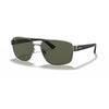 RAYBAN RB3663 004/58 60 - Metal full Rayban Gunmetal Square