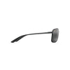 MAUI JIM MJ 437-02 Men Sunglasses Black Gloss