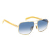 DAVID BECKHAM DB 7102/S 06S08 Men Sunglasses Striped Beige and Gold