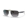 RAYBAN RB3530 004/8G 58 - Sheet full Rayban Gunmetal Square
