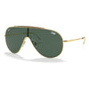 RAYBAN RB3597 905071 33 - Metal full Rayban Gold Aviator