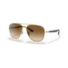 RAYBAN RB3683 001/51 56 - Metal full Rayban Gold Square