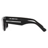 PRADA SPR 25Z 1AB-08G - Sheet full Prada Black Square Men Sunglasses BLACK