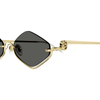 GUCCI GG1604S 001 Women Sunglass Gold