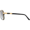 CAZAL CZ666 001 Men Sunglasses BLACK-GOLD