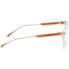 AKONI AKX-418B 48 Unisex Optical Glasses White- Gold
