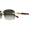GUCCI GG1221S-006 56 - 3 pcs Gucci Gold Square