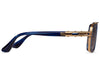 DITA LXN-EVO DTS403-A-03 Unisex Sunglasses Blue Swirl - Yellow Gold