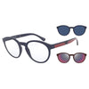 EMPORIO ARMANI EA4152 56691W 52 C/O - Sheet full EMPORIO ARMANI Blue Round