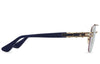 DITA GRAND EVO DTX146-A-03 Men Optical Frame White Gold - Blue