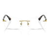 RAYBAN RB6488I 2500 53 - 3 pcs Rayban Gold brown Square