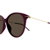 GUCCI GG1268S 003 Women Sunglass BURGUNDY
