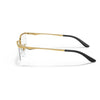 RAYBAN RB6323I 2500 52 - Metal Supra Rayban Gold Square