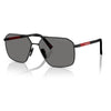 PRADA SPS A50 1BO02G 60 - Metal full Prada Black Square