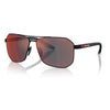 PRADA SPS A53 DG008F 62 - Metal full Prada Black Square