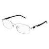 GUCCI GG1801O 001 54 - METAL SHEET Gucci Silver black Square