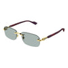 GUCCI GG1221S 003 56 - 3 pcs Gucci Gold brown Square