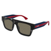 GUCCI GG1868S 004 53 - Sheet full Gucci Black red Square