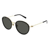 GUCCI GG1849S 001 51 - METAL SHEET Gucci Black gold Round