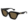 GUCCI GG1542S 001 55 - Sheet full Gucci Black Cateye