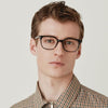 GIGI STUDIOS 6555/7 JOE S/BROWN Unisex Optical Havana
