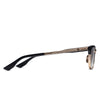 DITA STATESMAN SIX MET FULL SQUARE BLACK GOLD DTX132-52-02-Z Unisex Optical Frame nan