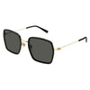 GUCCI GG1848S 001 52 - METAL SHEET Gucci Black gold Square