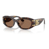 DOLCE & GABBANA DG4502 502/73 55 - Sheet full DOLCE&GABBANA Havana Oval