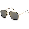 CARRERA CA 273/S 2M2JO - Metal full CARRERA Black gold Square