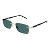 MONT BLANC MB0344S 006 54 - 3 pcs MONT BLANC Black gold Square