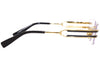 BALMAIN BPX-123A-54 Unisex Optical Frame Black/Gold