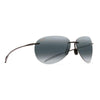 MAUI JIM MJ0421S 001 63 - 3 pcs MAUI JIM Black Aviator