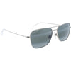 MAUI JIM MJ675 17A 58 - Metal full MAUI JIM Silver Square