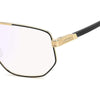 CARRERA 1141 I46 145 - Metal full CARRERA Black gold Square