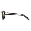AKONI AKX-409A-49 Unisex Sunglasses Black with Gold