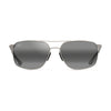 MAUI JIM MJ0857S 001 Unisex Sunglass Silver