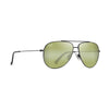 MAUI JIM MJ665-17A Unisex Sunglass Shiny Dark Ruthenium