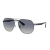 RAYBAN RB3714I 004/4L 59 - Metal full Rayban Gunmetal Square