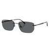 RAYBAN RB3768 002/81 56 - 3 pcs Rayban Black Square