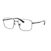RAYBAN RB6544I 2509 55 - Metal full Rayban Black Square