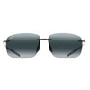 MAUI JIM MJ 0422S 001 62 - 3 pcs MAUI JIM Black Square