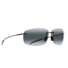 MAUI JIM MJ 0422S 001 62 - 3 pcs MAUI JIM Black Square