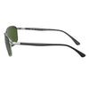 RAYBAN RB3671-CH 9144/P1 60 - METAL SHEET Rayban Silver black Square
