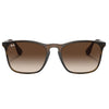 RAYBAN RB4187 856/13 54 - METAL SHEET Rayban Havana Square