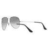 RAYBAN RB3025I 003/32 58 - Metal full Rayban Silver Aviator