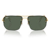 RAYBAN RB3738I 001/71 59 - 3 pcs Rayban Gold Square