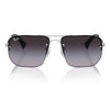 RAYBAN RB3738I 003/8G 59 - Metal Supra Rayban Silver Square